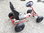 KART A PEDALES ROUGE/BLANC FERBEDO 5730 4-8 ANS