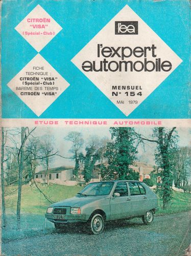 REVUE TECHNIQUE EXPERT AUTOMOBILE CITROEN VISA N° 154 MAI 1979